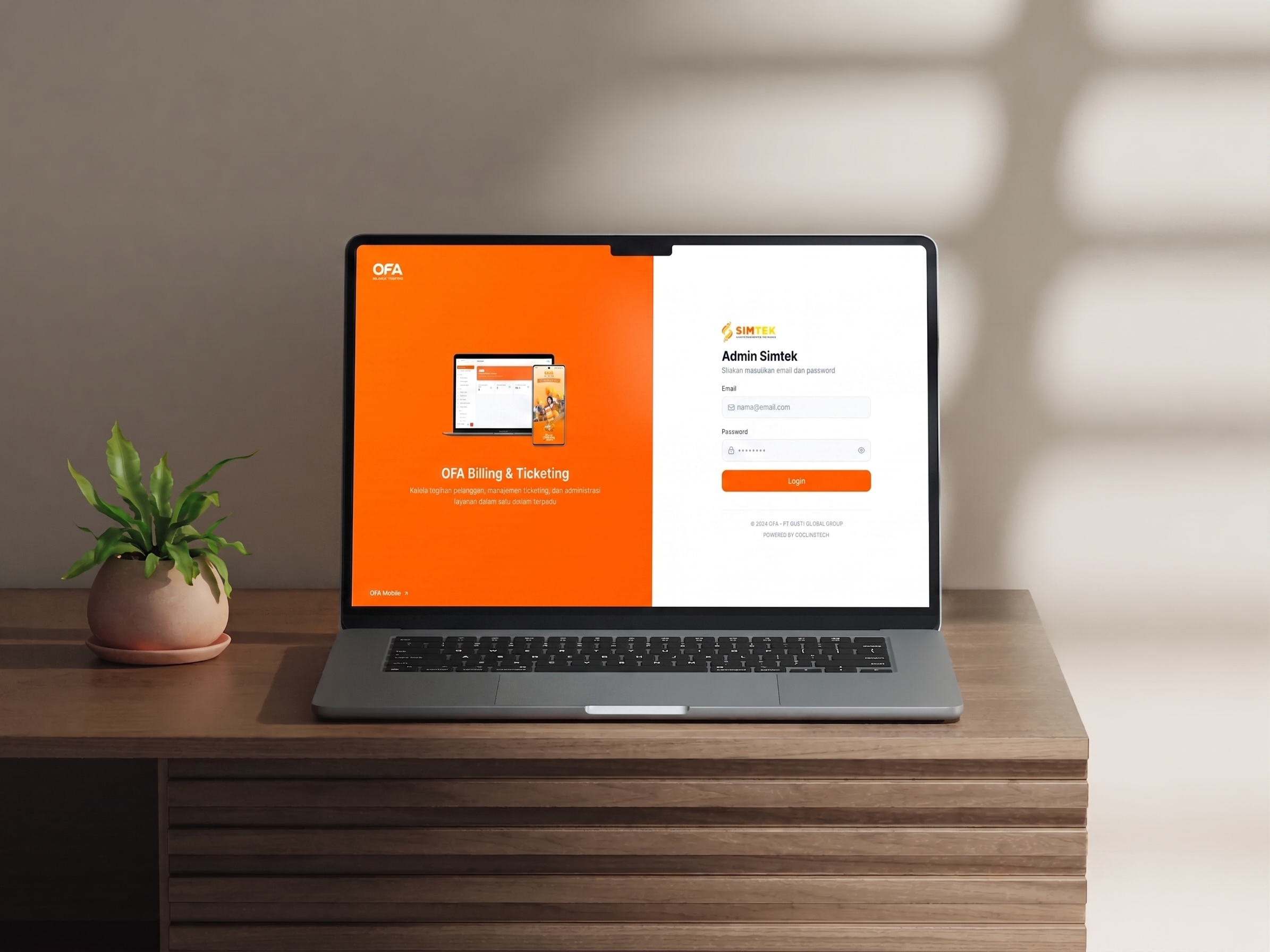 Aplikasi OFA Billing & Ticketing